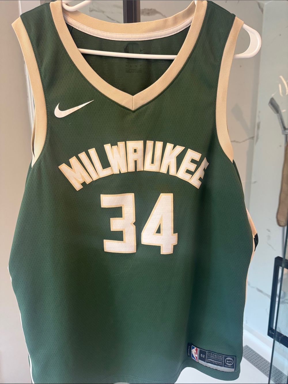 Nike Giannis Antetokounpo Milwaukee Bucks #34 Swingman Basketball Jersey